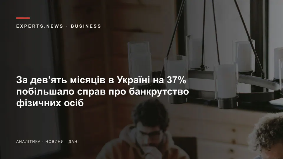 За дев’ять місяців в Україні на 37% побільшало справ про банкрутство фізичних осіб